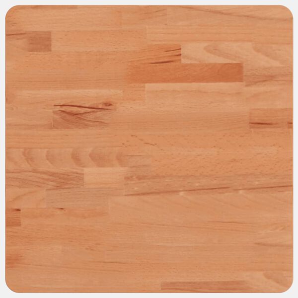 vidaXL Επιφάνεια Τραπεζιού Τετράγωνη 40x40x2,5 εκ. Μασίφ Ξύλο Οξιάς