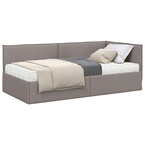 vidaXL &Kappa;&rho;&epsilon;&beta;ά&tau;&iota; &gamma;&omega;&nu;ί&alpha;&sigmaf; &mu;&epsilon; &sigma;&tau;&rho;ώ&mu;&alpha; &mu;&epsilon; &kappa;&epsilon;&phi;&alpha;&lambda;ά&rho;&iota; 2 pcs Taupe &Beta;&epsilon;&lambda;&omicron;ύ&delta;&omicron;