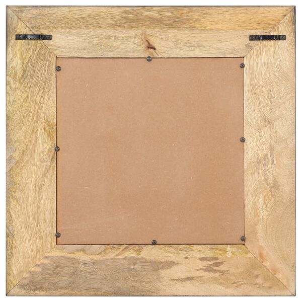 vidaXL Καθρέφτης 50 x 50 εκ. από Μασίφ Ξύλο Μάνγκο