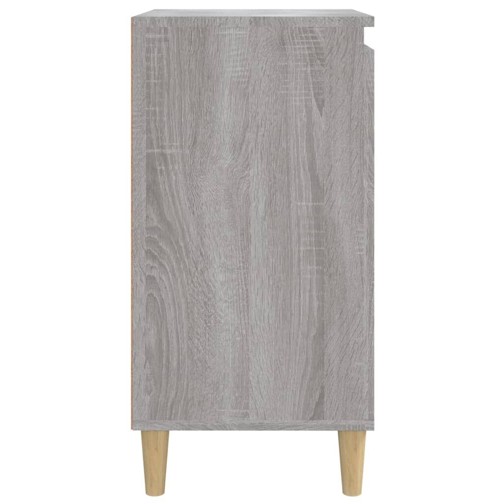 vidaXL Κομοδίνα 2 τεμ. Γκρι Sonoma 40x35x70 εκ. από Επεξεργασμένο Ξύλο