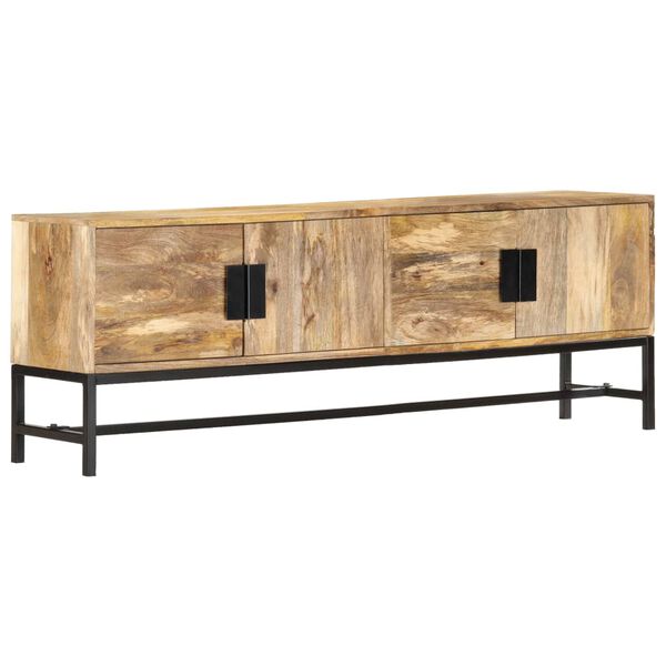 vidaXL Έπιπλο Τηλεόρασης 140 x 30 x 50 εκ. από Μασίφ Ξύλο Μάνγκο