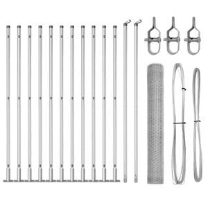 vidaXL &Sigma;&tau;ύ&lambda;&omicron;&sigmaf; &Pi;&epsilon;&rho;&iota;&phi;&rho;ά&xi;&epsilon;&omega;&nu; &Alpha;&sigma;&eta;&mu;ί 25 x 0,8 &mu; (25 &chi;&lambda;&sigma;&tau; &delta;ί&chi;&tau;&upsilon;) &Alpha;&tau;&sigma;ά&lambda;&iota;