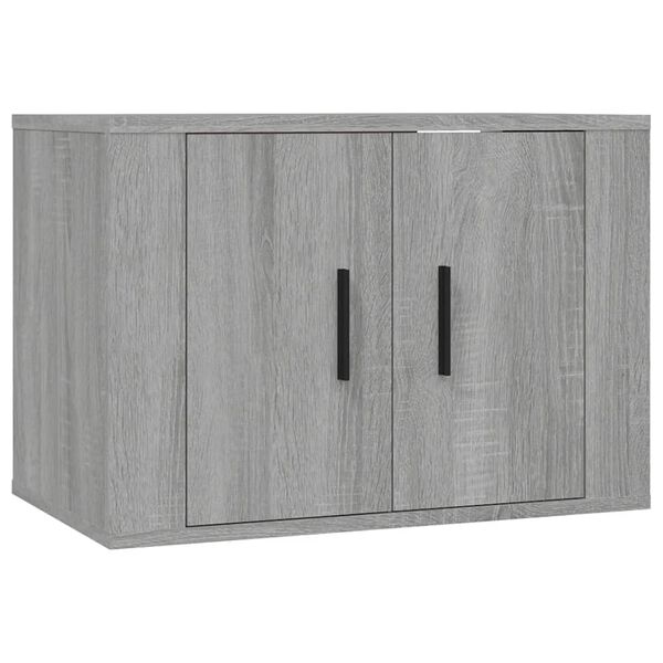 vidaXL Έπιπλα Τηλεόρασης Επιτοίχια Sonoma Δρυς 57x34,5x40 εκ