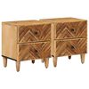 vidaXL &Kappa;&omicron;&mu;&omicron;&delta;ί&nu;&omicron; 2 pcs &Kappa;&alpha;&phi;έ 40 x 33,5 x 46 &epsilon;&kappa; &Sigma;&tau;&epsilon;&rho;&epsilon;ό &xi;ύ&lambda;&omicron; &mu;ά&nu;&gamma;&kappa;&omicron;
