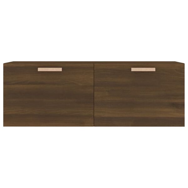 vidaXL Ντουλάπι Τοίχου Καφέ Δρυς 100x36,5x35 εκ. Επεξεργασμένο Ξύλο