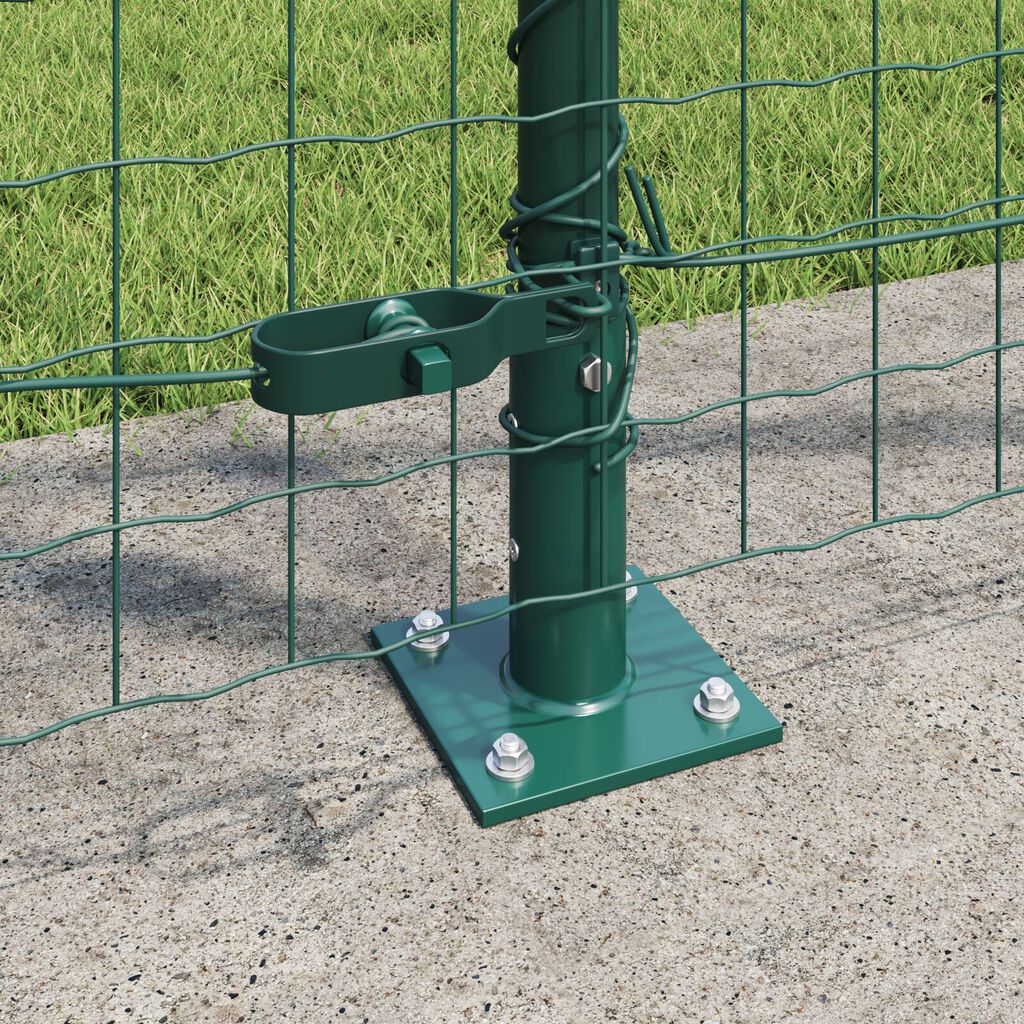 vidaXL Στερεά Κολωνακια με Βάσεις 13 τμχ Ø32mm 68,5cm Γαλβανισμένο Ατσάλι