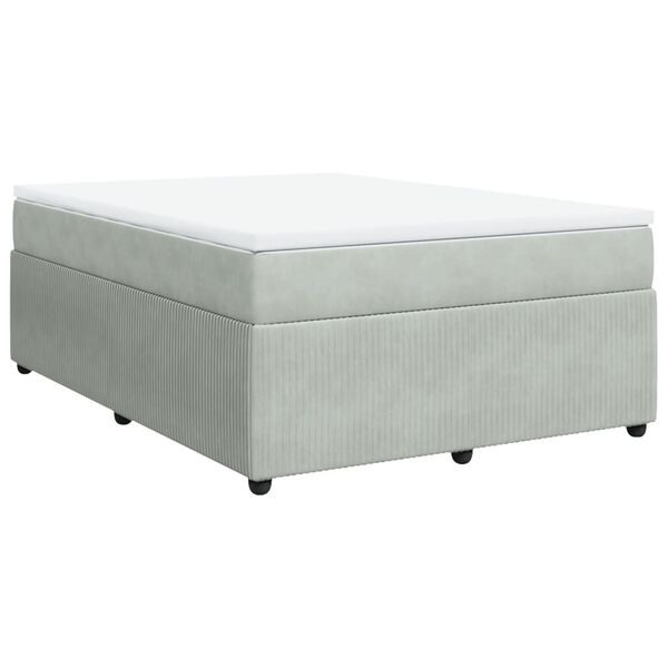 vidaXL &Kappa;&rho;&epsilon;&beta;ά&tau;&iota; Boxspring &mu;&epsilon; &Sigma;&tau;&rho;ώ&mu;&alpha; &Alpha;&nu;&omicron;&iota;&chi;&tau;ό &Gamma;&kappa;&rho;&iota; 140x200 &epsilon;&kappa;. &Beta;&epsilon;&lambda;&omicron;ύ&delta;&iota;&nu;&omicron;