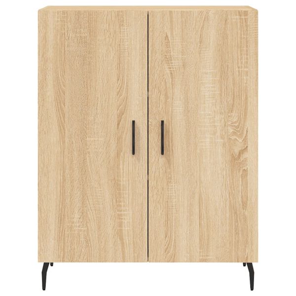 vidaXL Ντουλάπι Sonoma δρυς 69,5 x 34 x 180 εκ. από Επεξεργασμένο Ξύλο