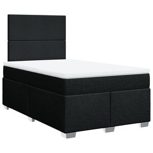 vidaXL &Kappa;&rho;&epsilon;&beta;ά&tau;&iota; Boxspring &mu;&epsilon; &Sigma;&tau;&rho;ώ&mu;&alpha; &Mu;&alpha;ύ&rho;&omicron; 120x190 &epsilon;&kappa;. &Upsilon;&phi;&alpha;&sigma;&mu;ά&tau;&iota;&nu;&omicron;