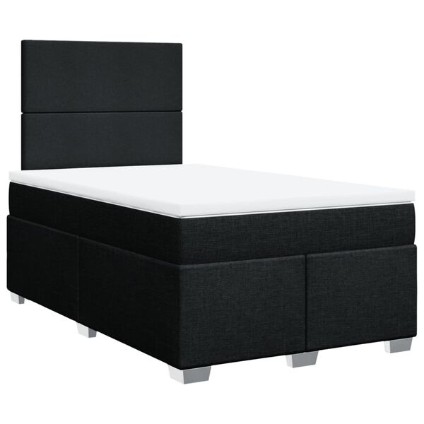 vidaXL &Kappa;&rho;&epsilon;&beta;ά&tau;&iota; Boxspring &mu;&epsilon; &Sigma;&tau;&rho;ώ&mu;&alpha; &Mu;&alpha;ύ&rho;&omicron; 120x190 &epsilon;&kappa;. &Upsilon;&phi;&alpha;&sigma;&mu;ά&tau;&iota;&nu;&omicron;