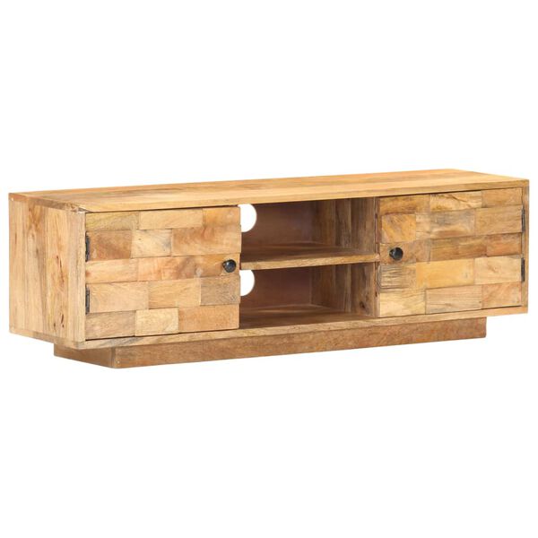 vidaXL Έπιπλο Τηλεόρασης 116 x 30 x 35 εκ. από Μασίφ Ξύλο Μάνγκο