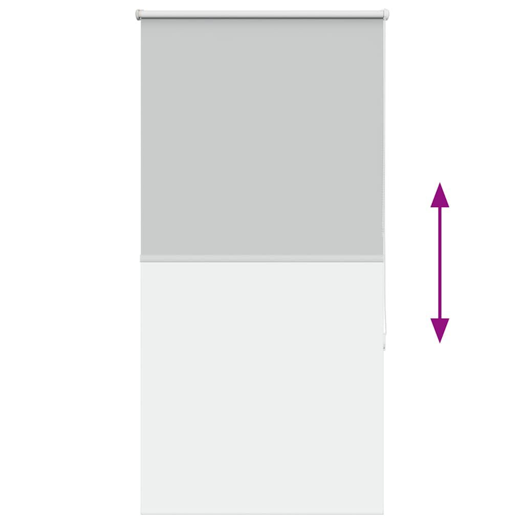 vidaXL Ρολέρ Μπλακάουτ ανοιχτό γκρι 80x175 cm Πλάτος υφάσματος 75,7cm