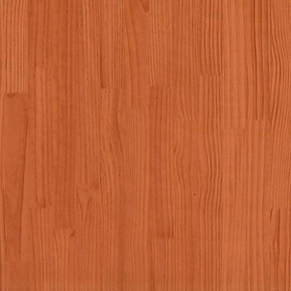 vidaXL Κρεβάτι Βιβλιοθήκη Χωρίς Στρώμα Καφέ 75x190 εκ Μασίφ Πεύκο