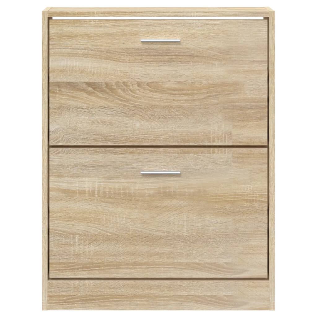 vidaXL Παπουτσοθήκη Χρώμα Δρυός 59x17x81 εκ. από Επεξεργασμένο Ξύλο