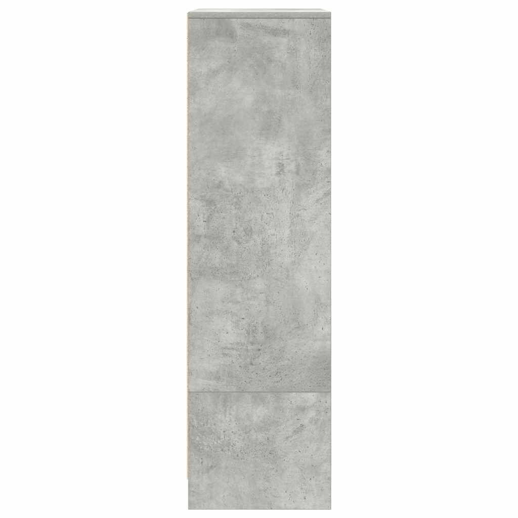 vidaXL Ντουλάπι με συρτάρι 55,5x34x119,5 εκ. Ξύλινο μηχανουργικό ξύλο