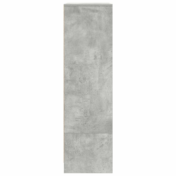 vidaXL Ντουλάπι με συρτάρι 55,5x34x119,5 εκ. Ξύλινο μηχανουργικό ξύλο