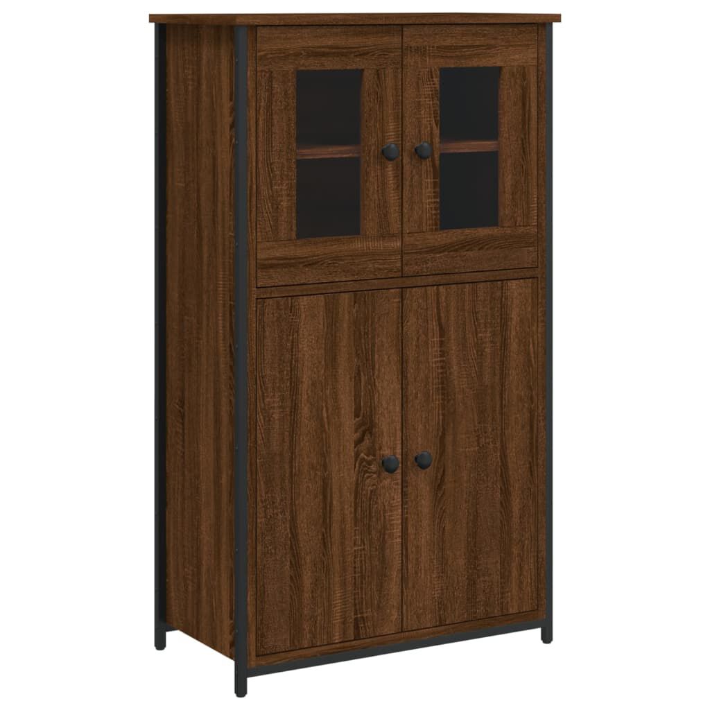 vidaXL Ντουλάπι Καφέ Δρυς 62x32x106,5 εκ. από Επεξεργασμένο Ξύλο