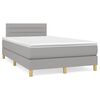 vidaXL &Kappa;&rho;&epsilon;&beta;ά&tau;&iota; Boxspring &mu;&epsilon; &Sigma;&tau;&rho;ώ&mu;&alpha; & LED &Alpha;&nu;.&Gamma;&kappa;&rho;&iota; 120x190&epsilon;&kappa;. &Upsilon;&phi;&alpha;&sigma;&mu;ά&tau;&iota;&nu;&omicron;