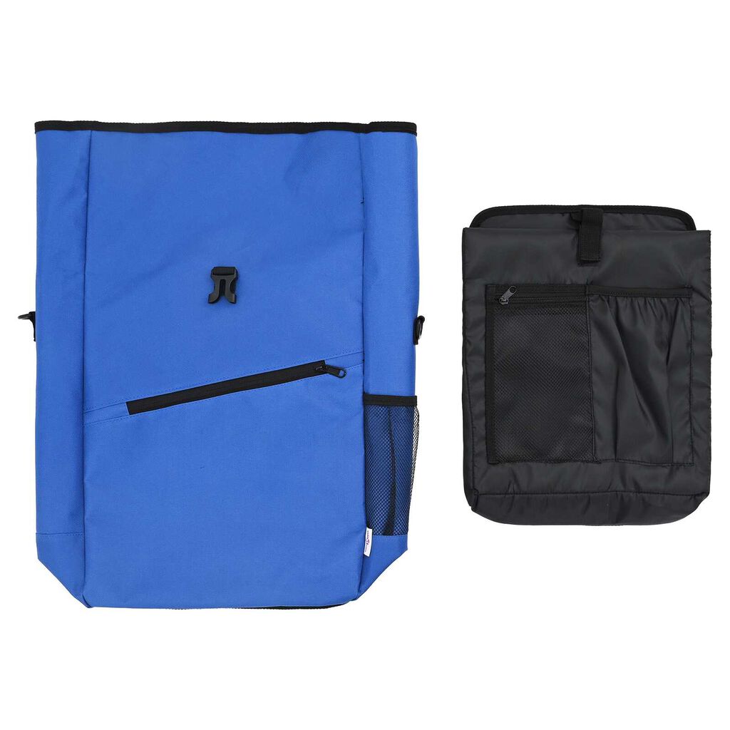 vidaXL Μπλε Τσάντα Στήριξης Ποδηλάτου 25 L 33x16x48 εκ