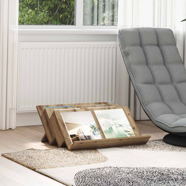 vidaXL &Rho;ά&phi;&iota; &Pi;&epsilon;&rho;&iota;&omicron;&delta;&iota;&kappa;ώ&nu; &mu;&epsilon; &rho;ά&phi;&iota; Artisan Oak 65 x 53 x 28,5 &epsilon;&kappa;