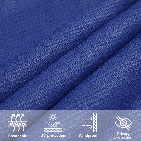 vidaXL Πανί Σκίασης Μπλε 2,5 x 2,5 x 3,5 μ. 160 γρ./μ² από HDPE