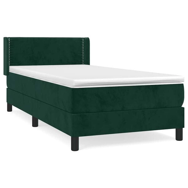 vidaXL &Kappa;&rho;&epsilon;&beta;ά&tau;&iota; Boxspring &mu;&epsilon; &Sigma;&tau;&rho;ώ&mu;&alpha; &Sigma;&kappa;&omicron;ύ&rho;&omicron; &Pi;&rho;ά&sigma;&iota;&nu;&omicron; 80x200 &epsilon;&kappa;. &Beta;&epsilon;&lambda;&omicron;ύ&delta;&iota;&nu;&omicron;