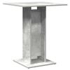 vidaXL Τραπέζι Bistro Γκρι Σκυροδέματος 60 x 60 x 75 εκ. Επεξ. Ξύλο