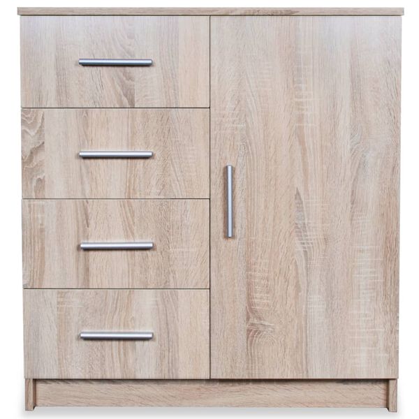 vidaXL Ντουλάπι Χρώμα Δρυός 79 x 35 x 88 εκ. από Μοριοσανίδα