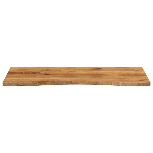 vidaXL Επιφάνεια Γραφείου Καμπύλη 120x50x2,5 εκ Μασίφ Ακατ. Μάνγκο