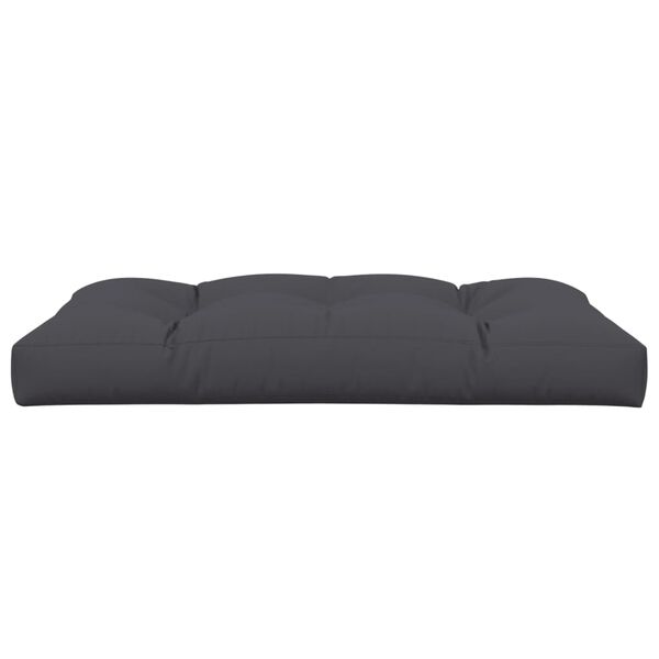 vidaXL Μαξιλάρι Παλέτας Ανθρακί 120 x 80 x 12 εκ. Υφασμάτινο