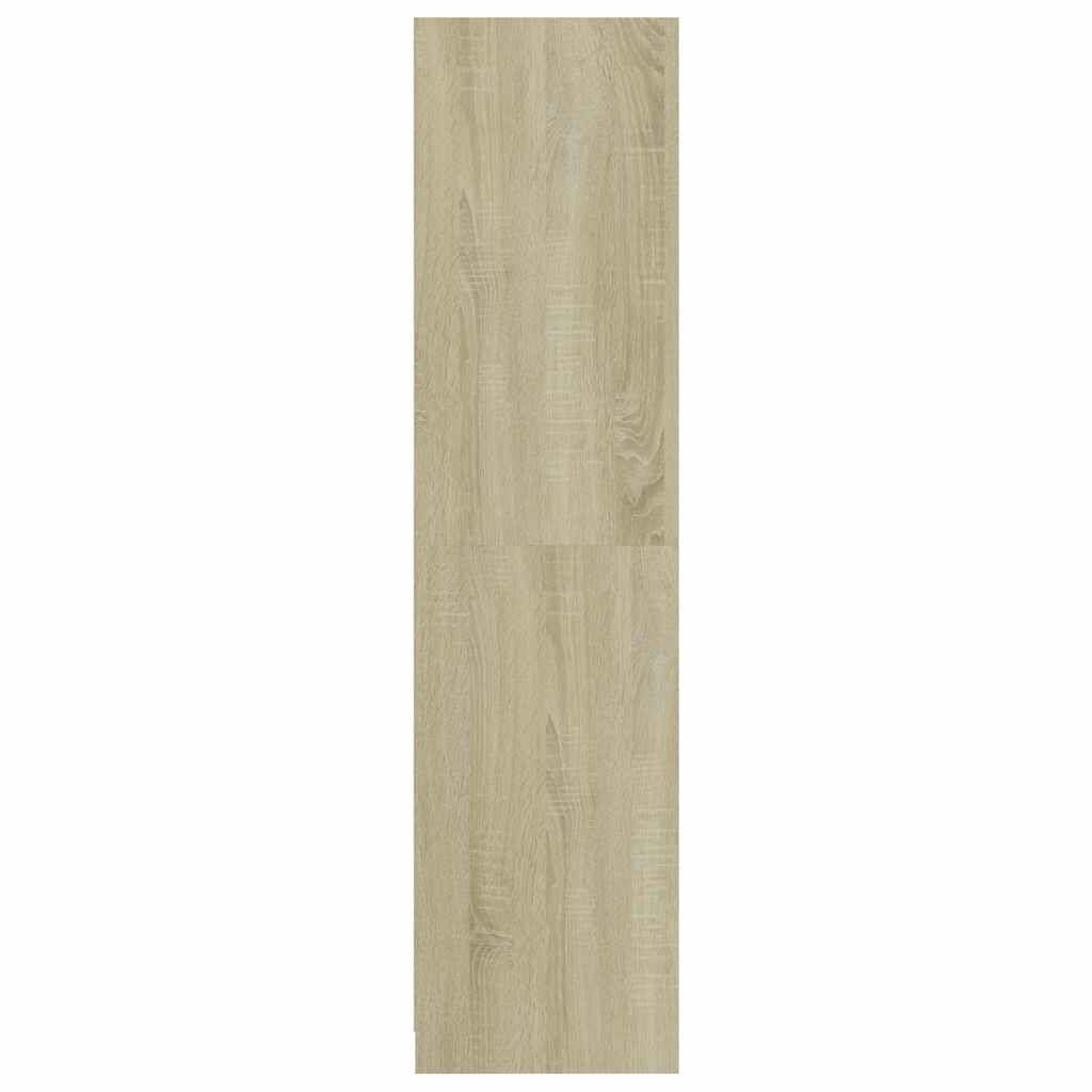 vidaXL Ντουλάπα Χρώμα Sonoma Δρυς 100 x 50 x 200 εκ. από Επεξ. Ξύλο