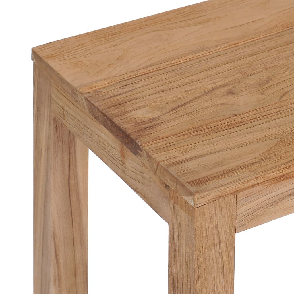 vidaXL Τραπέζι Κονσόλα 120 x 35 x 75 εκ. από Μασίφ Ξύλο Teak