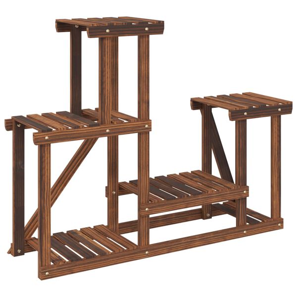 vidaXL Βάση Λουλουδιών 90x25x73,5 εκ. από Μασίφ Ξύλο Ελάτης