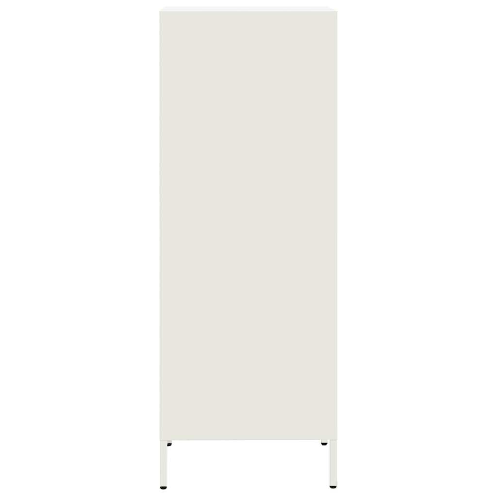 vidaXL Ντουλάπι Λευκό 35x39x103,5 εκ. από Χάλυβα