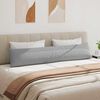 vidaXL Μαξιλάρι Καναπέ 2 pcs Γκρι 200 x 40 εκ. ύφασμα