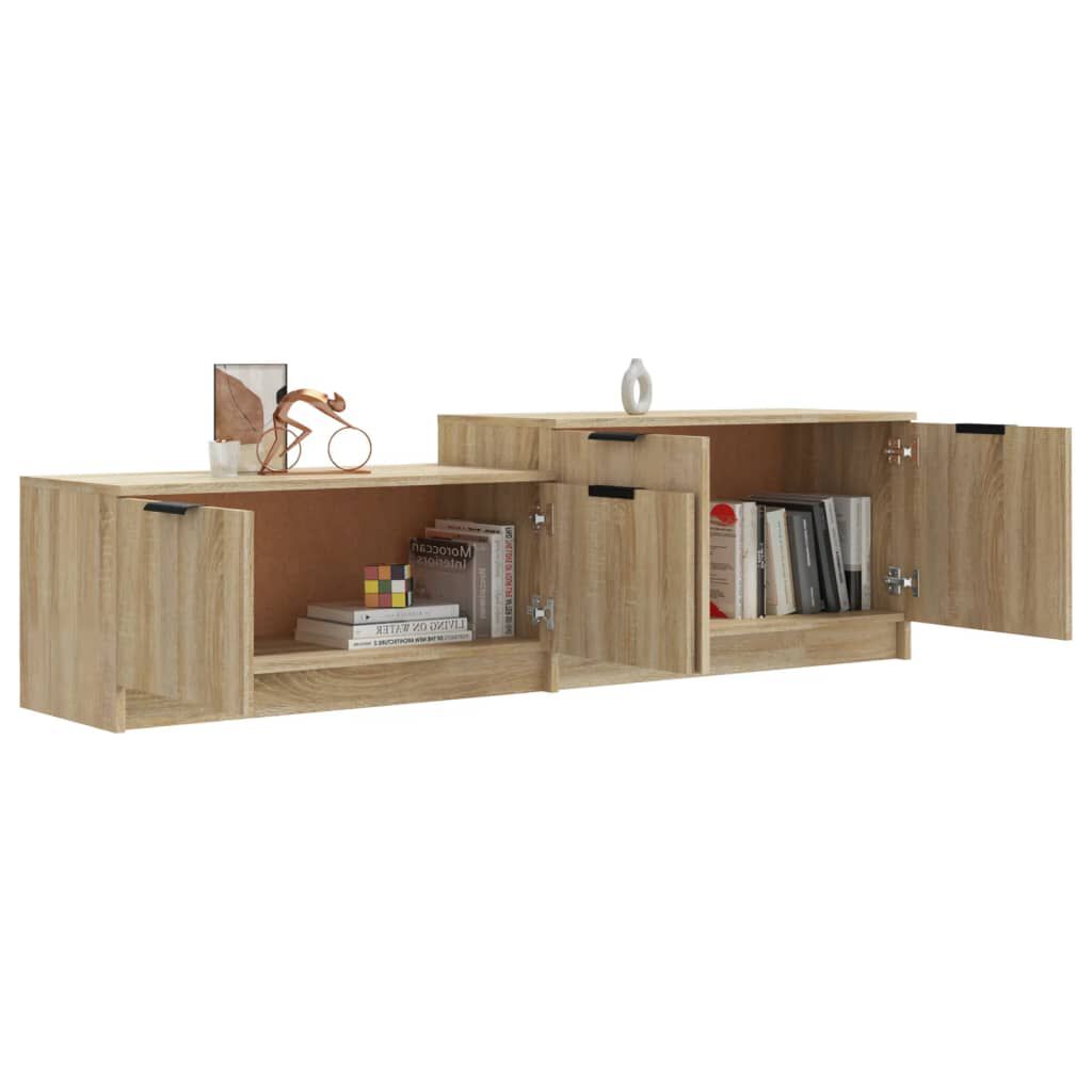 vidaXL Έπιπλο Τηλεόρασης Sonoma Δρυς 158,5x36x45 εκ. Επεξεργ. Ξύλο