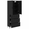 vidaXL Highboard &mu;&epsilon; &sigma;&upsilon;&rho;&tau;ά&rho;&iota; 2 pcs &Mu;&alpha;ύ&rho;&eta; &delta;&rho;&upsilon;&sigmaf; &Sigma;ύ&nu;&theta;&epsilon;&tau;&omicron; &Xi;ύ&lambda;&omicron; &kappa;&alpha;&iota; &Gamma;&upsilon;&alpha;&lambda;ί