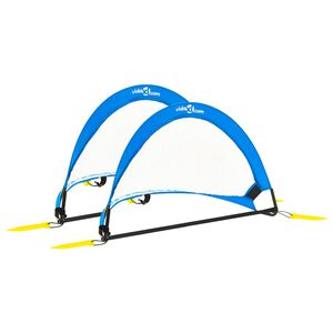 vidaXL Παιδικά Τέρματα Ποδοσφαίρου 2 τεμ. 75,5x46x48 εκ. & Τσάντα