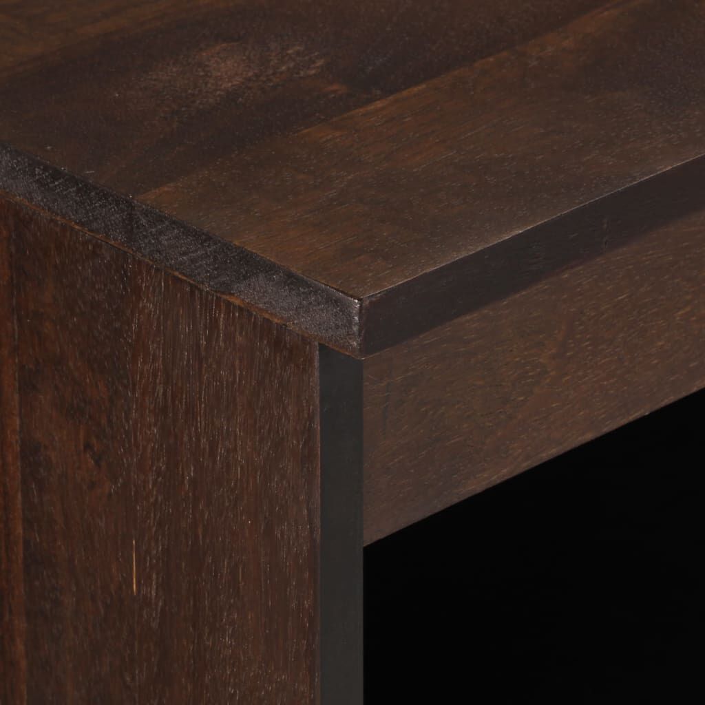vidaXL Ντουλάπι Καφέ 60 x 34 x 75 εκ. από Μασίφ Ξύλο Μάνγκο