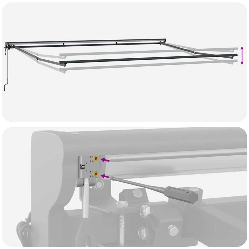 vidaXL Σκηνίτσα Αναδιπλούμενη Μπλε και άσπρο 450x300 εκ. ύφασμα