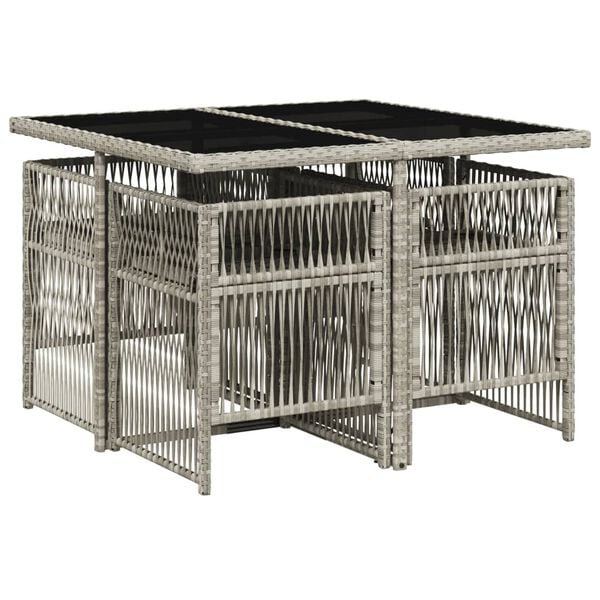 vidaXL &Sigma;&epsilon;&tau; &Tau;&rho;&alpha;&pi;&epsilon;&zeta;&alpha;&rho;ί&alpha;&sigmaf; &Kappa;ή&pi;&omicron;&upsilon; 5 &tau;&epsilon;&mu;. &Alpha;&nu;. &Gamma;&kappa;&rho;&iota; &Sigma;&upsilon;&nu;&theta;. &Rho;&alpha;&tau;ά&nu; &mu;&epsilon; &Mu;&alpha;&xi;&iota;&lambda;ά&rho;&iota;&alpha;