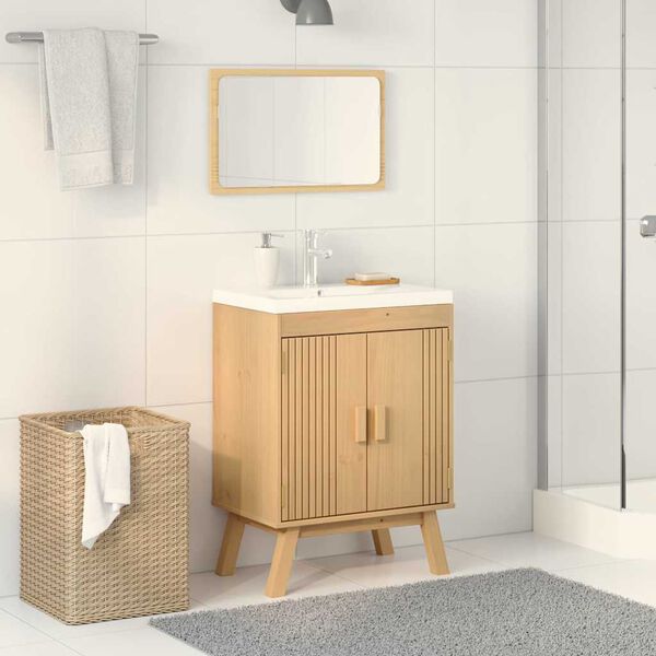 vidaXL &Beta;ά&sigma;&eta; &Nu;&tau;&omicron;&upsilon;&lambda;&alpha;&pi;&iota;&omicron;ύ Olden &Kappa;&alpha;&phi;έ 60 x 40 x 80 &epsilon;&kappa; &Mu;&alpha;&sigma;ί&phi; &xi;ύ&lambda;&omicron; &pi;&epsilon;ύ&kappa;&omicron;&upsilon;