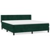vidaXL &Kappa;&rho;&epsilon;&beta;ά&tau;&iota; Boxspring &mu;&epsilon; &Sigma;&tau;&rho;ώ&mu;&alpha; &Sigma;&kappa;&omicron;ύ&rho;&omicron; &Pi;&rho;ά&sigma;&iota;&nu;&omicron; 160x200&epsilon;&kappa;. &Beta;&epsilon;&lambda;&omicron;ύ&delta;&iota;&nu;&omicron;