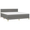 vidaXL &Kappa;&rho;&epsilon;&beta;ά&tau;&iota; Boxspring &mu;&epsilon; &Sigma;&tau;&rho;ώ&mu;&alpha; & LED &Sigma;&kappa;.&Gamma;&kappa;&rho;&iota; 180x200 &epsilon;&kappa; &Upsilon;&phi;&alpha;&sigma;&mu;ά&tau;&iota;&nu;&omicron;