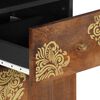 vidaXL Σετ Επίπλων Μπάνιου Επιτοίχιο 3 pcs Καφέ 62 x 33 x 58 εκ.