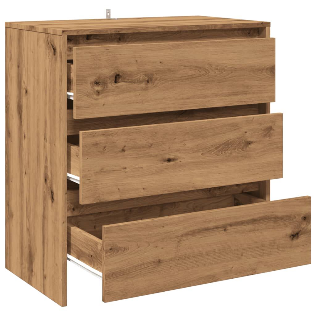 vidaXL Μπουφές Artisan Δρυς 70x41x75 εκ. από Επεξεργασμένο Ξύλο