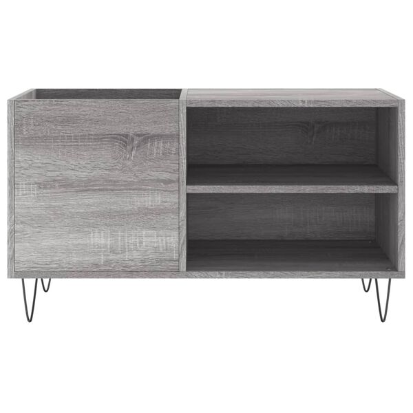 vidaXL Δισκοθήκη Γκρι Sonoma 85 x 38 x 48 εκ. από Επεξεργασμένο Ξύλο
