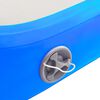 vidaXL Στρώμα Ενόργανης Φουσκωτό Μπλε 600 x 100 x 20 εκ. PVC με Τρόμπα