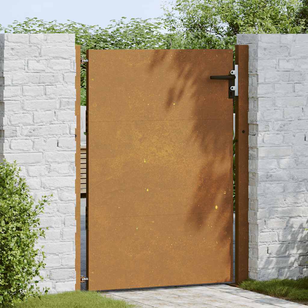 vidaXL Πύλη Κήπου 105 x 155 εκ. από Ατσάλι Corten