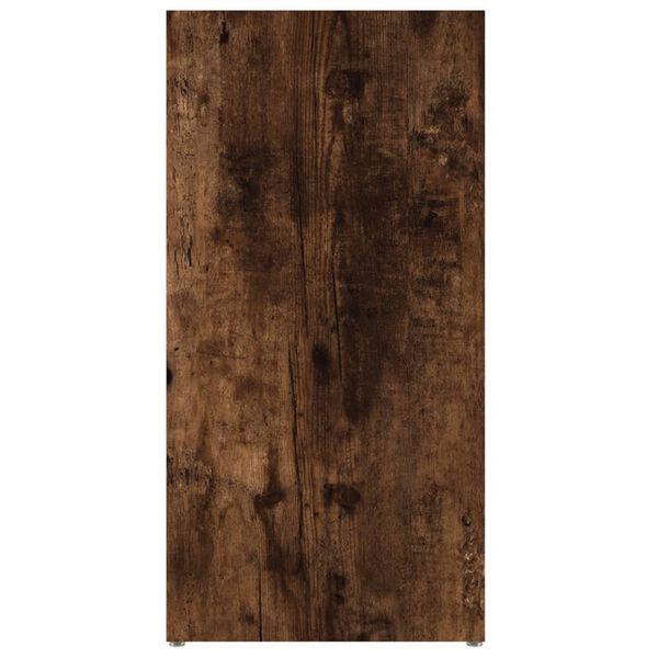vidaXL Βιβλιοθήκη Καπνιστή Δρυς 50 x 25 x 106 εκ.